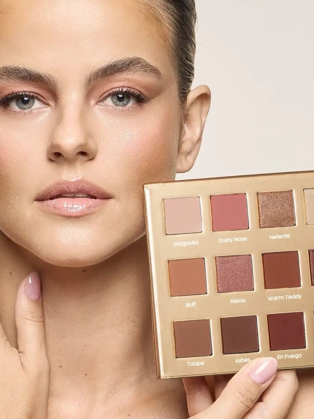 Neutral Pink Eyeshadow Palette — Dusty Rose & Warm Neutrals
